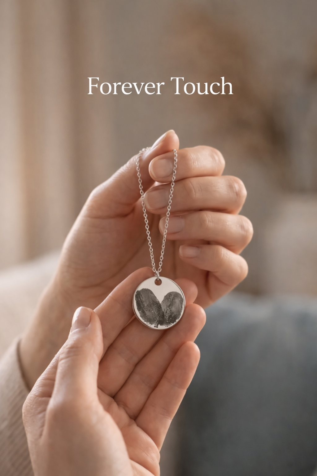 Forever Touch - Personalised Fingerprint Necklace