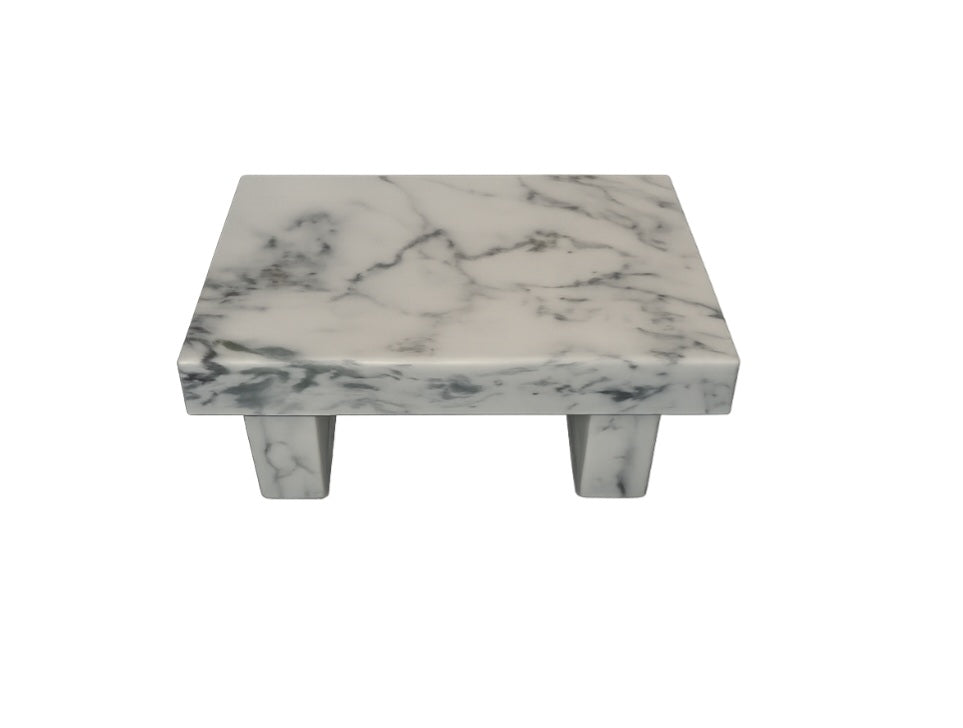 Stone display pedestal