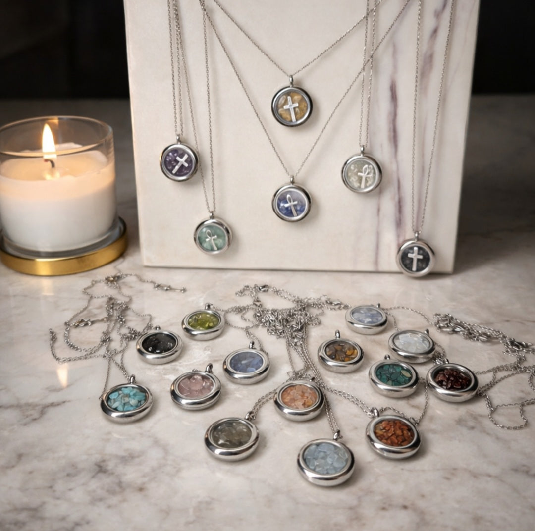 Inner light crystal pendant