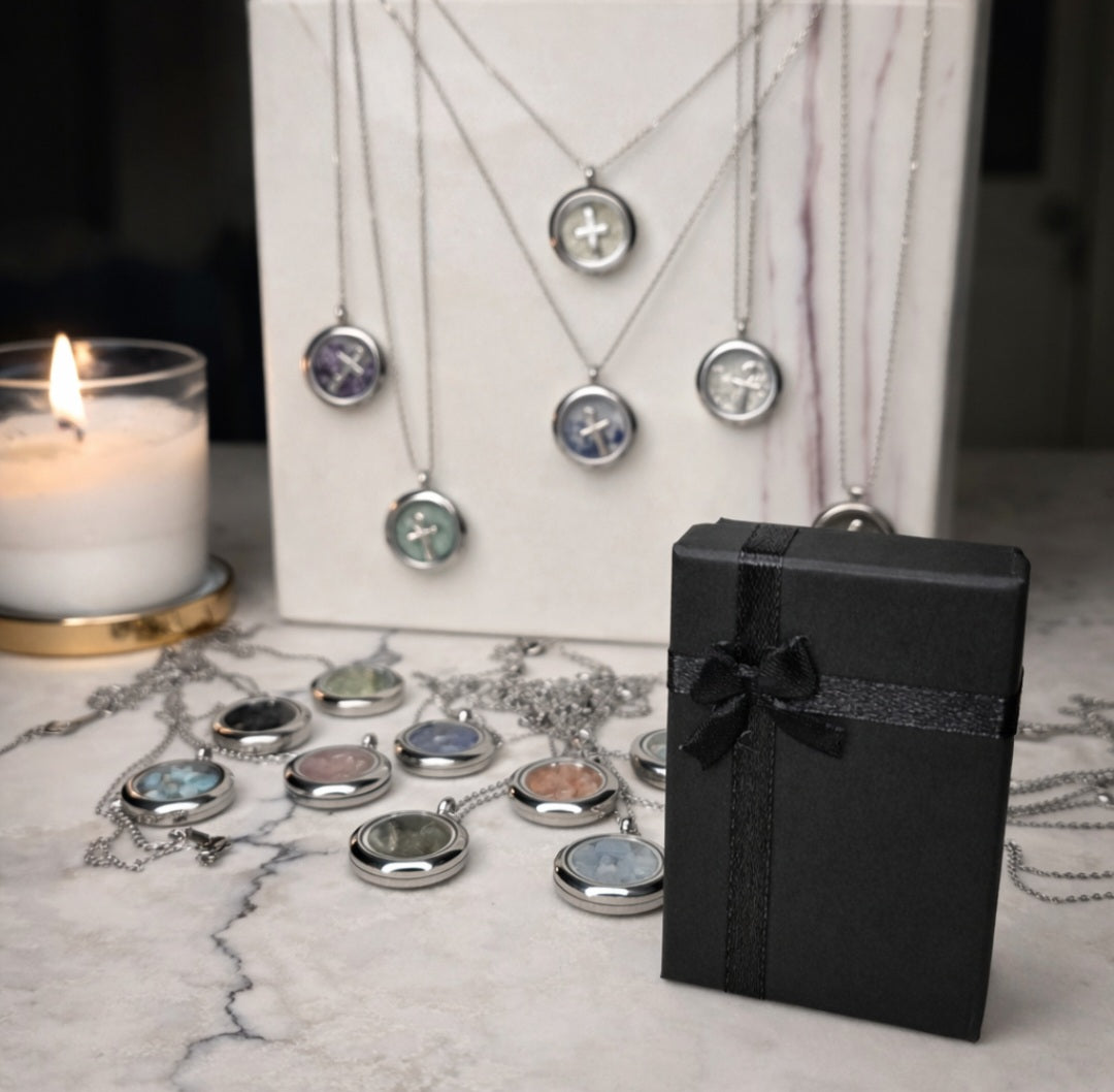 Inner light crystal pendant