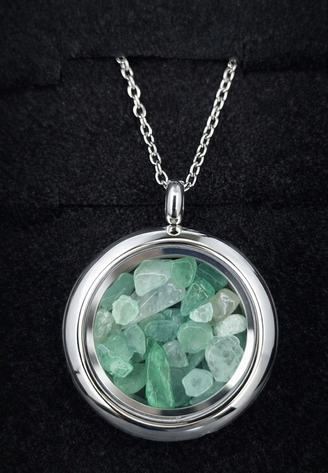 Inner light crystal pendant