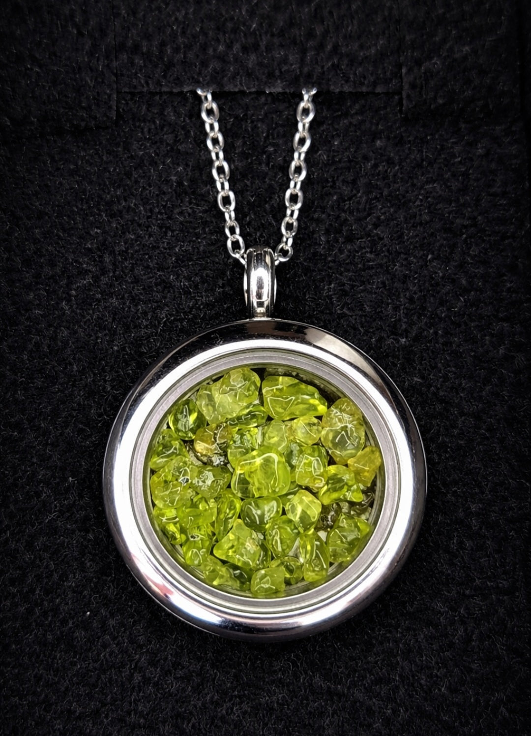 Inner light crystal pendant