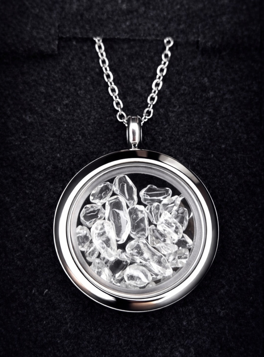 Inner light crystal pendant