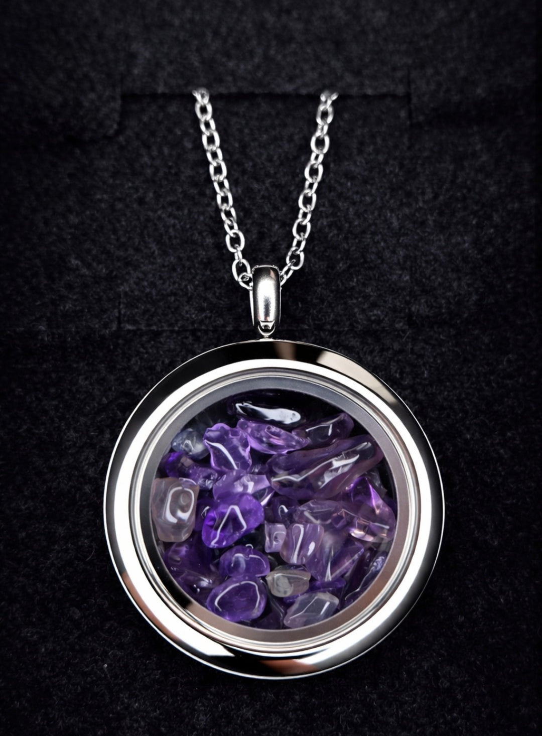Inner light crystal pendant