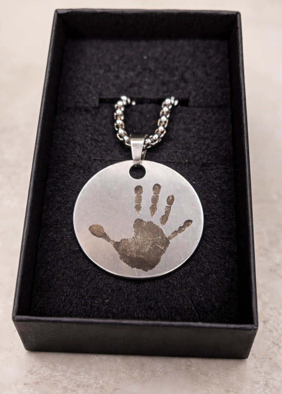 Little hands Big love Personalised Forever Pendant