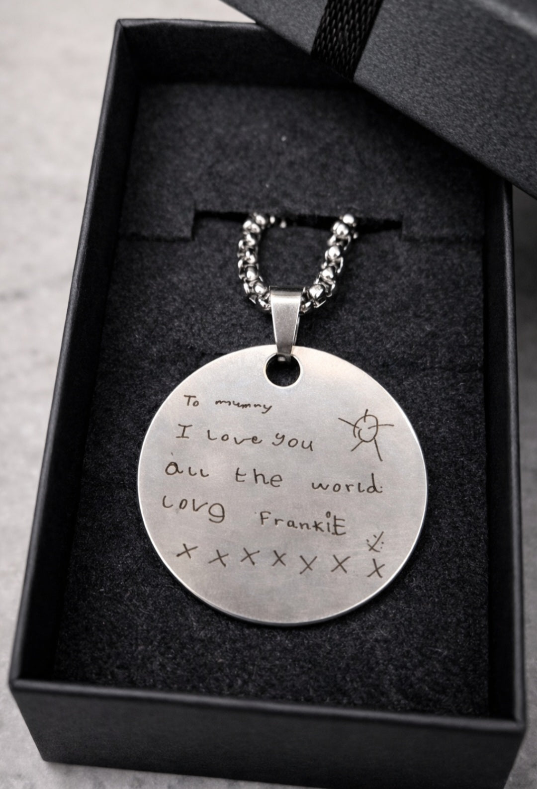 Little hands Big love Personalised Forever Pendant