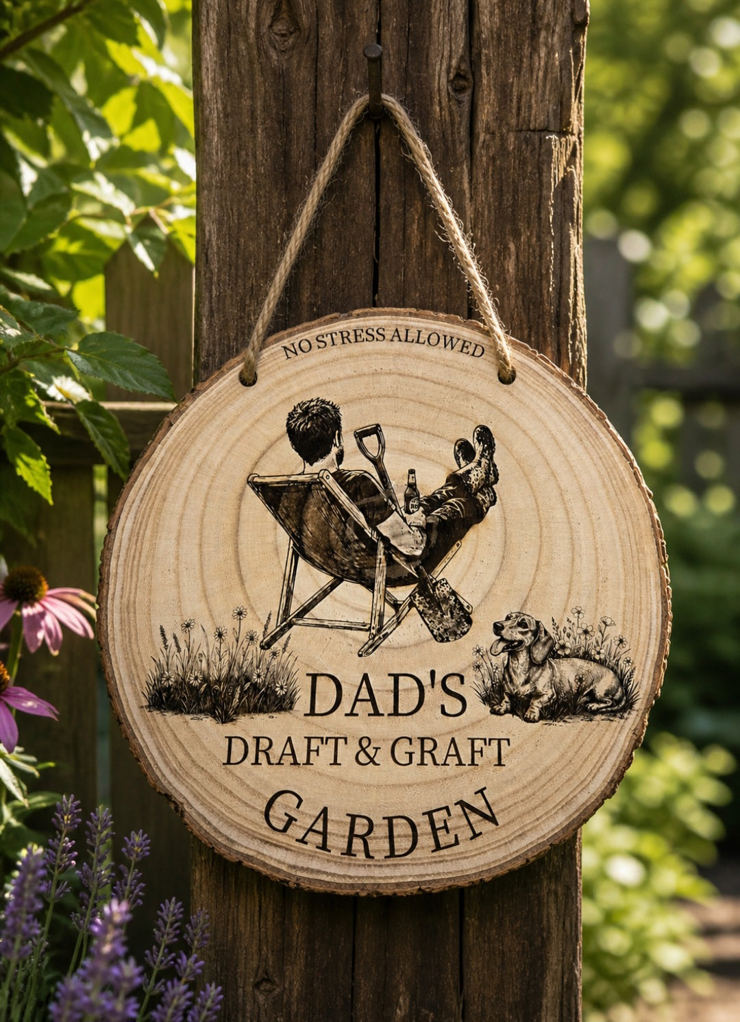 Personalised Wooden Garden Plaques