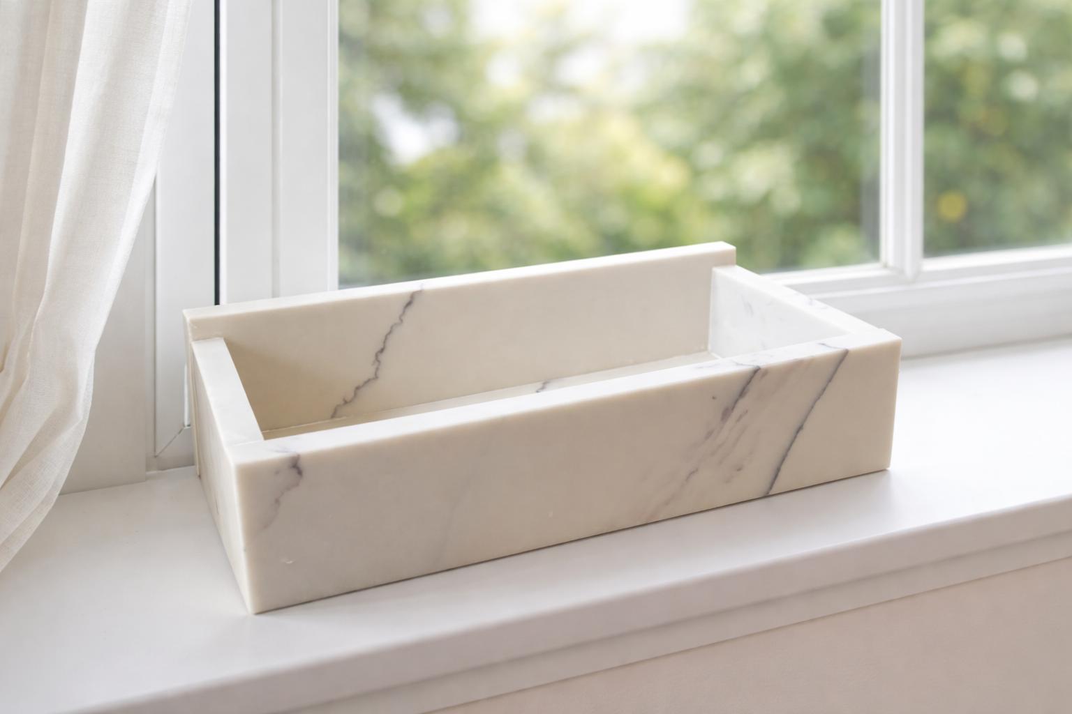 Luxury quartz display planter