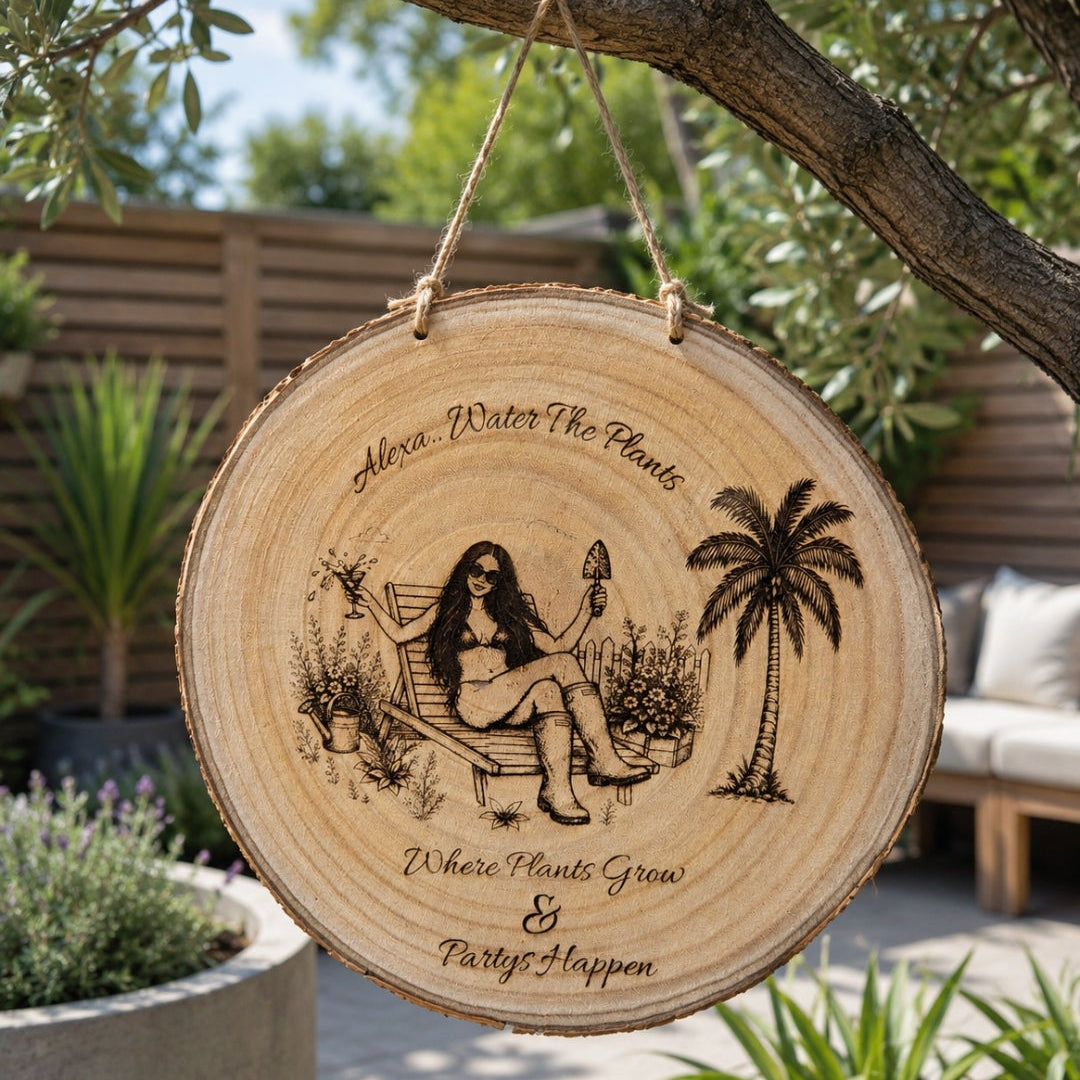 Personalised Wooden Garden Plaques