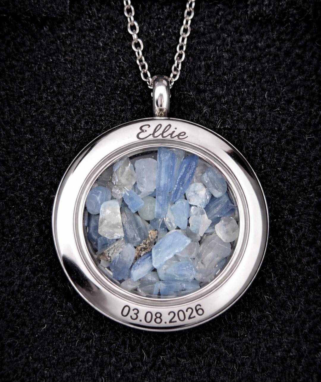 InnerLight “Something Blue” Crystal Pendant Necklace